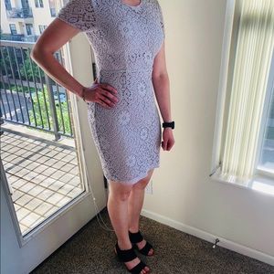 Burberry Broderie Anglaise Crochet Lace Dress Sz 6